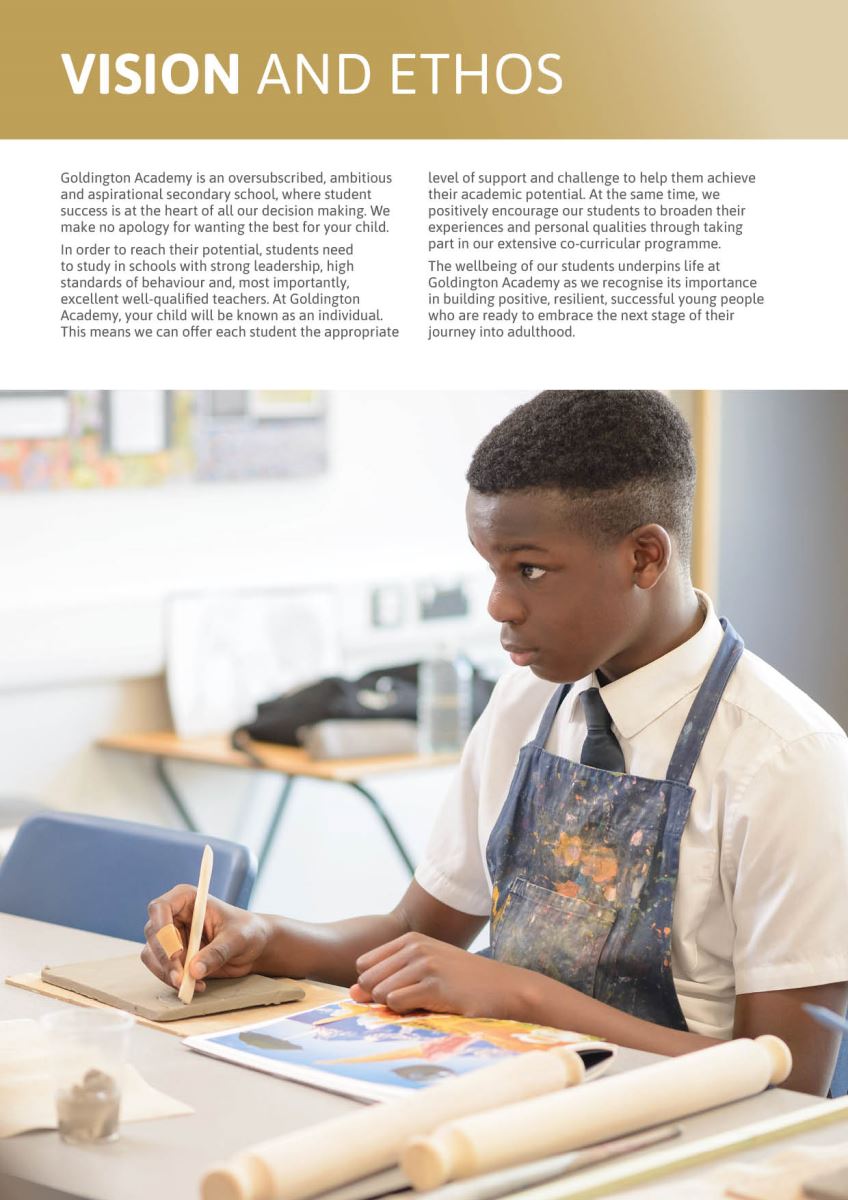 Prospectus Goldington Academy